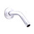 Dyconn Faucet WSA0708-CHR Angled Shower Arm with Flange, 7.25", Polished Chrome