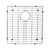 BOANN Stainless Steel Grid for 60/40 SKR3322D2 Sink - Big Bowl (BNG4245B)