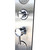 BOANN Stainless Steel Recessed/In-Wall Rainfall Shower Panel System with Hand Shower & 3 Adjustable Jets