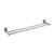 BOANN BNBATB24-CH Stainless Steel Double Towel Bar, 24", Chrome Finish