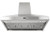 XtremeAir PX03-W36, 36", LED lights, Baffle Filters W/ Grease Drain Tunnel, 1.0mm Non-Magnetic Stainless Steel Seamless Body, Wall Mount Range Hood