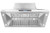 XtremeAir PX07-I48, 48" Wide, Easy Clean swing-able baffle Filters, Stainless Steel, Island Mount Range Hood