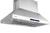 XtremeAir PX07-I48, 48" Wide, Easy Clean swing-able baffle Filters, Stainless Steel, Island Mount Range Hood