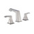 Dyconn Faucet WS3H39A-BN Shannon Double-Handle 3 Hole Widespread Bathroom Faucet, Brushed Nickel