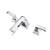Dyconn Faucet WS3H39A-CHR Bayou Double-Handle 3 Hole Widespread Bathroom Faucet, Chrome