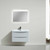SMILE 24" WALL HUNG BATH VANITY WITH REINFORCED ACRYLIC SINK SMILE 24" WALL HUNG BATH VANITY WITH REINFORCED ACRYLIC SINK