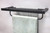 Florence Series Black Bathroom Towel Shelf Rack