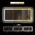 Vanity Trident LED Mirror with Touch ON/OFF Dimmer & Fog Free Function 60"X28"
