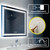Vanity Trident LED Mirror with Touch ON/OFF Dimmer & Fog Free Function 72"X32"
