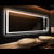 Vanity Trident LED Mirror with Touch ON/OFF Dimmer & Fog Free Function 96"X36"