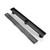 BOANN 28 Inch 304 Stainless Steel Rectangular Linear Shower Floor Drain in Black