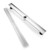 BOANN 32 Inch 304 Stainless Steel Rectangular Linear Shower Floor Drain in Brush Nickel