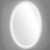 Royal Series Tri-Color Oval Wall Mounted Backlit LED Bathroom Vanity Mirror with Touch ON/OFF Dimmer & fog free Function(30"X42")
