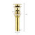Dyconn Faucet PUDOF2-GD Bathroom/Vessel Sink Pop-Up Drain with Overflow, Gold