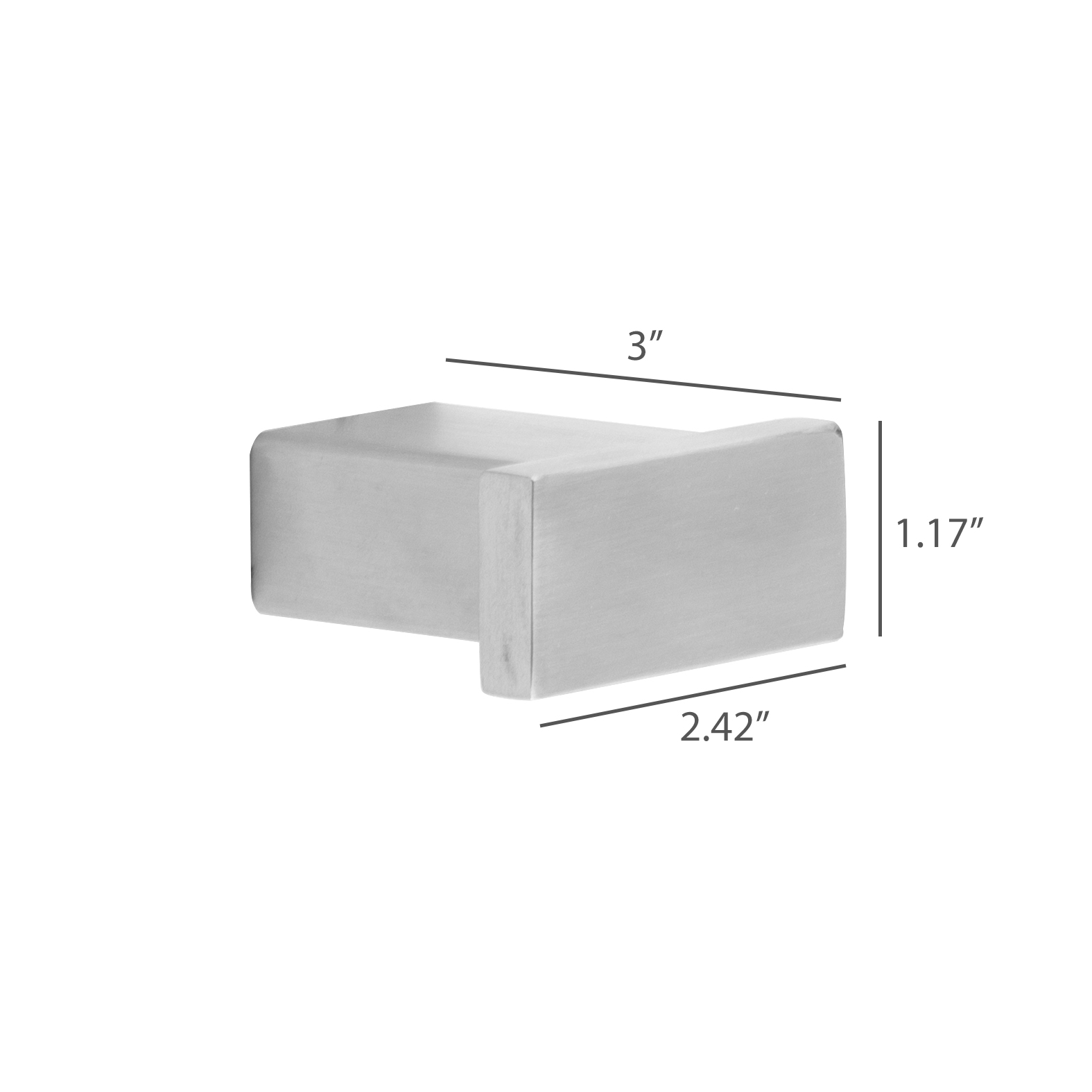 BOANN Solid 304 Stainless Steel Bath Hardware Bathroom Accessories 5pcs Set  (Towel Bar/ring/hook, Toilet Paper Holder,bathrobe) - Luxor Essential -  Kitchen and Bath Depot