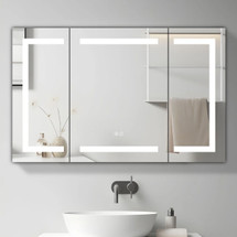 M13CT Edison Tri-Color LED Three Doors Cabinet Mirror