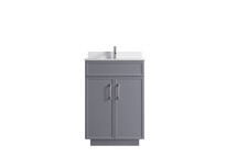 VSC Freestanding Bath Vanity with White Cultured Marble Top