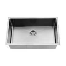 BOANN UM3018-BN Undermount Kitchen Single Bowl Sink - 30 x 18 -  BN