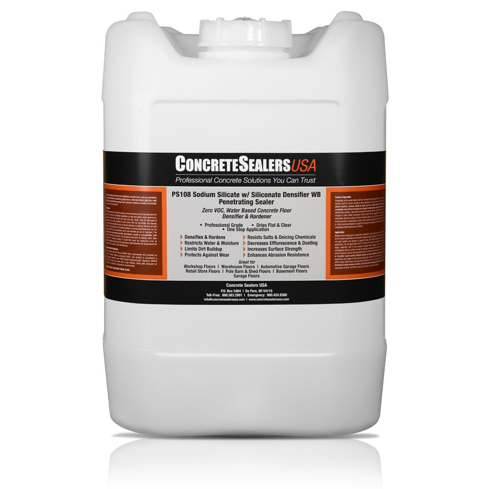 PS108 Sodium Silicate w/ Siliconate Densifier WB Penetrating