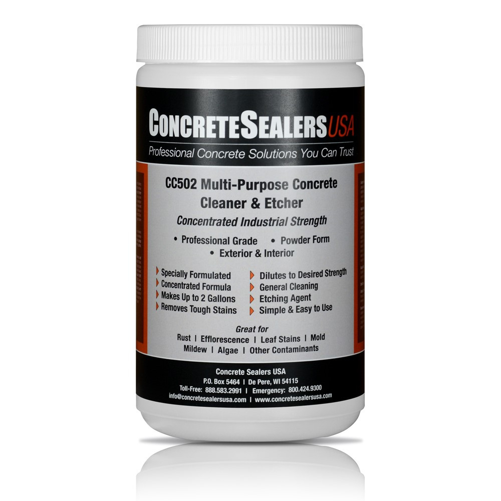 CC502 Multi-Purpose Concrete Cleaner & Etcher (32 oz.) - Concrete