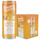 Welch's Craft Cocktails Vodka Spritz Citrus Splash Ready-To-Drink 4-Pack 12oz Cans