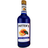 Potter's Blue Curacao Liqueur 1L