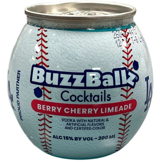 BuzzBallz Biggies Dodgers Edition Berry Cherry Limeade Cocktail 200ml