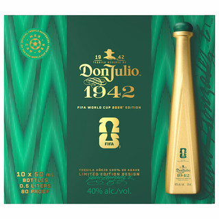 50ml Mini Don Julio 1942 FIFA World Cup 2026 Limited Edition Anejo Tequila 10 Pack