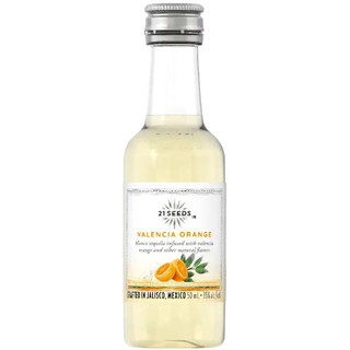 50ml Mini 21Seeds Valencia Orange Blanco Tequila