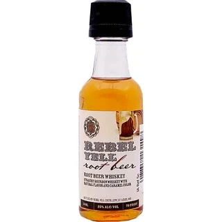 50ml Mini Rebel Root Beer Straight Bourbon Whiskey