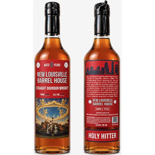 New Louisville 8 Year Old HOLY HITTER Straight Bourbon Whiskey 750ml
