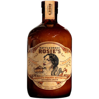 Rattlesnake Rosie's CHOCOLATE PEANUT BUTTER PIE Bourbon Cream 750ml