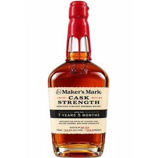 Maker's Mark 7 Year Old Cask Strength Bourbon Whisky 750ml