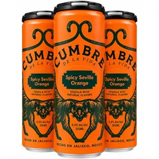 Cumbre Vida Spicy Seville Orange Ready To Drink 12oz 4 Pack Cans