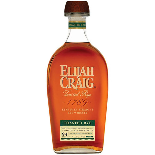 Elijah Craig Toasted Rye Kentucky Straight Rye Whiskey 750ml