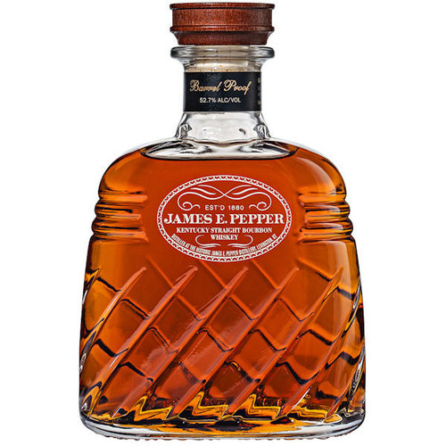James E. Pepper Decanter Barrel Proof Kentucky Straight Bourbon Whiskey 750ml