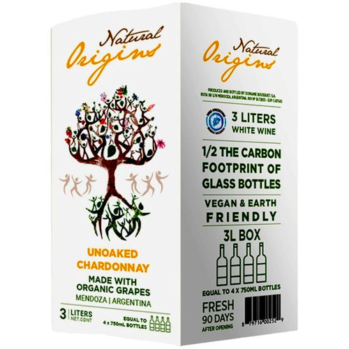 Domaine Bousquet Natural Origins Organic Unoaked Chardonnay Bag-In-Box