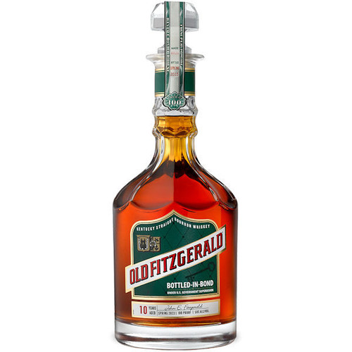 Old Fitzgerald 10 Year Old Bottled in Bond Kentucky Straight Bourbon Whiskey Spring 2023 750ml