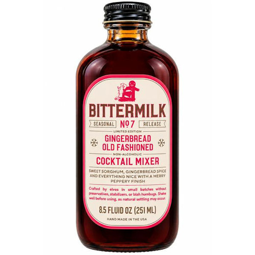 Bittermilk No.7 Gingerbread Old Fashioned Cocktail Mixer 8.5oz
