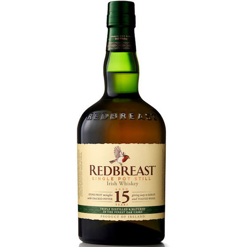 Redbreast 15 Year Old Irish Whiskey 750ml