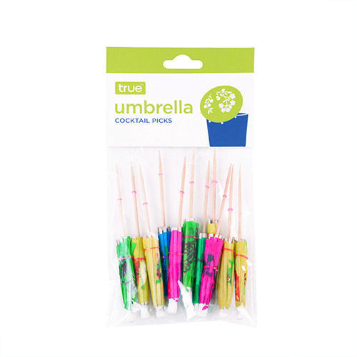 True Umbrella Cocktail Appetizer Picks