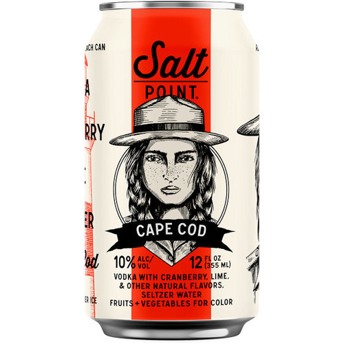 Salt Point Vodka Cape Cod Ready-To-Drink 4-Pack 12oz Cans