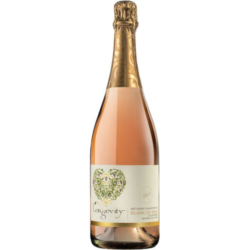 Longevity Wines California Blanc De Rose Sparkling Wine NV
