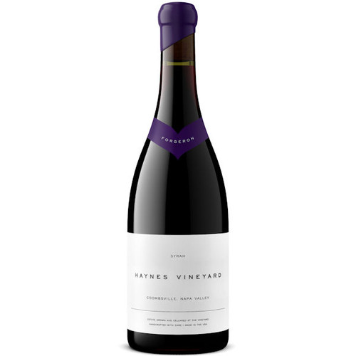 Haynes Vineyard Forgeron Coombsville Syrah