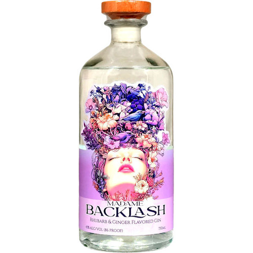 Madame Backlash Rhubarb & Ginger Gin 750ml