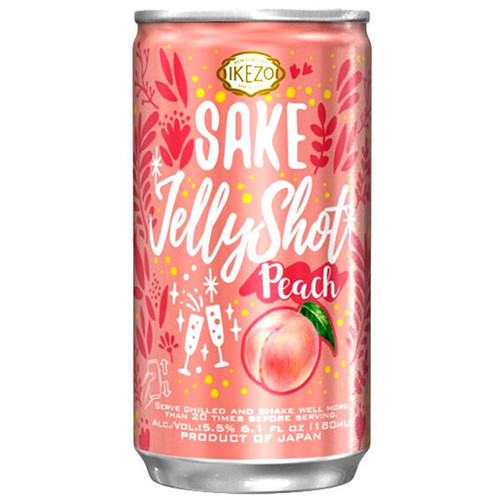 Ozeki Ikezo Peach Sparkling Jelly Sake 180ml Can