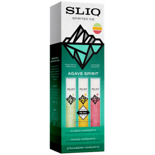 Sliq Spirited Ice Assorted Agave Pops 9 Pack-100ml