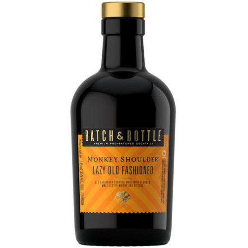 Batch & Bottle Monkey Shoulder Lazy Old Fashioned Ready To Drink Cocktail 375ml