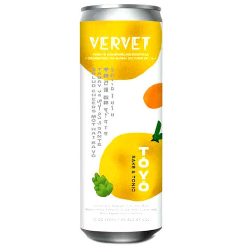 Vervet Toyo Sake & Tonic Sparkling Ready-To-Drink 4-Pack 12oz Cans
