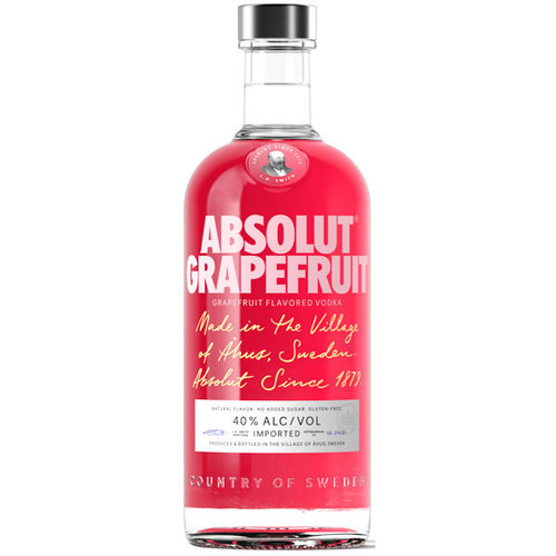 Absolut Grapefruit Swedish Grain Vodka 750ml Absolut Grapefruit Swedish Grain Vodka 750ml